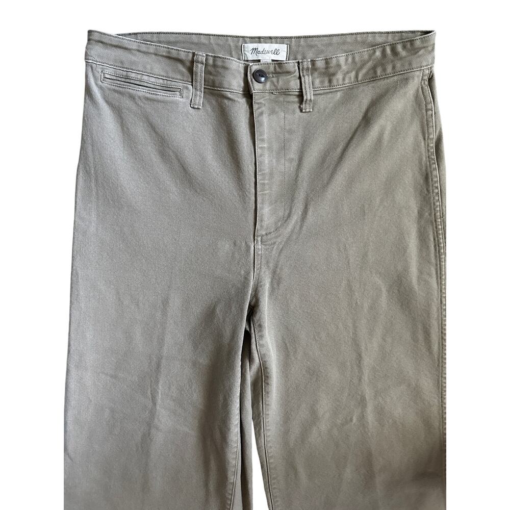Madewell Emmett Wide-Leg Crop Pants in‎ Surplus Size 31 - Picture 9 of 10